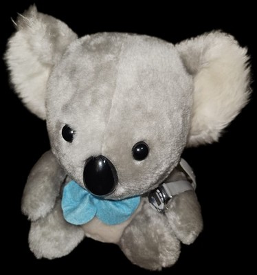 Vintage Koala Bear Plush Toy Kyce Cariole  Digital Wrist HK Watch Koala on Tree