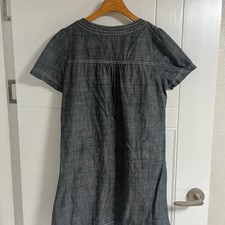 Vintage Japanese Cotton Short Sleeve Dress/Shirt M Size