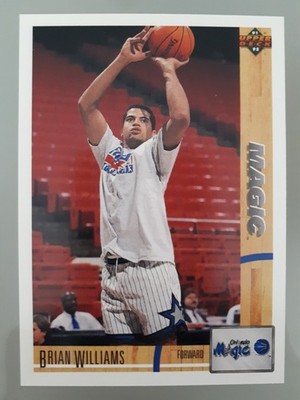 1991-92 Upper Deck Brian Williams Rookie #499 Orlando Magic NBA Basketball