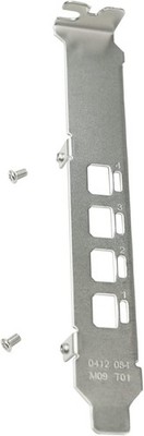 Full Height Long Bracket with 2X Screws for NVID-IA Qua-DRO K1200 NVS 510 P400