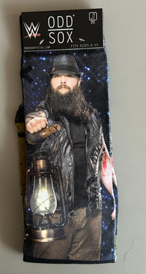    Bray Wyatt Odd Sox Crew Socks   Size 6 13   WWE Slam Crate Exclusive   