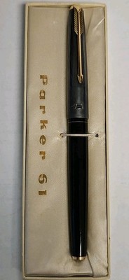 筆記具 Parker 61 EF Parker 61 Very Rare Vintage Heirloom Pen, 12k GF Cap & Barrel, 1st
