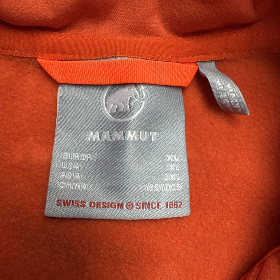 Mammut Light ML 中层夹克女式 XL 码纯色橙色 Polartec — 第 4/4 张图片