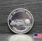 Orlando Magic NBA  .999 Fine Silver Bullion Basketball Round Troy Ounce Coin