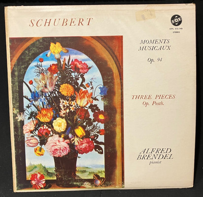 SCHUBERT - ALFRED BRENDEL - MOMENTS MUSICAUX OP. 94/ THREE PIECES  OP. POSTH  LP