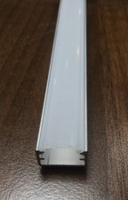 Image of Aluminium Slim Surface Profile for LED Strip Lights - Pack of 100