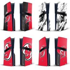 NHL NEW JERSEY DEVILS VINYL SKIN DECAL FOR SONY PS5 PRO DISC EDITION CONSOLE