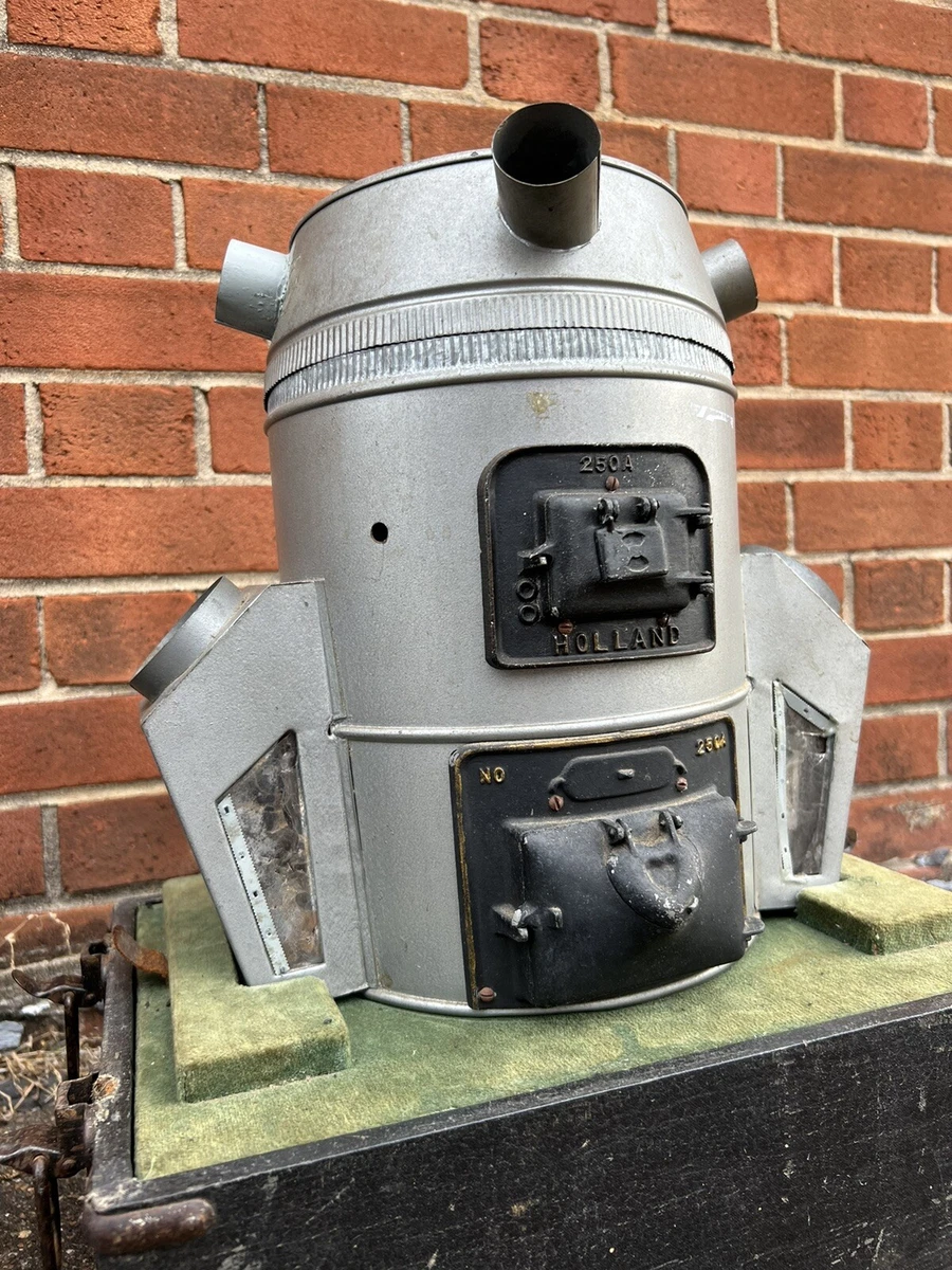 ANTIQUE SALESMAN SAMPLE HOLLAND 250A HOME HEATING FURNACE COAL STOVE | eBay