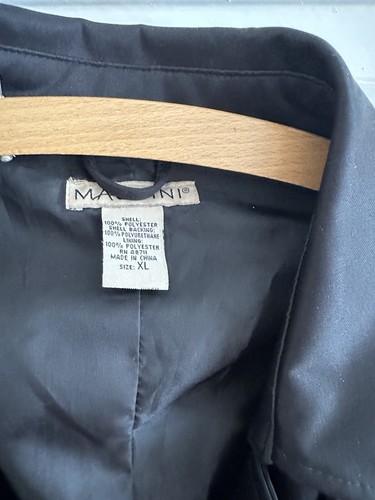Trench Massini vintage nero taglia XL - Foto 3 di 4
