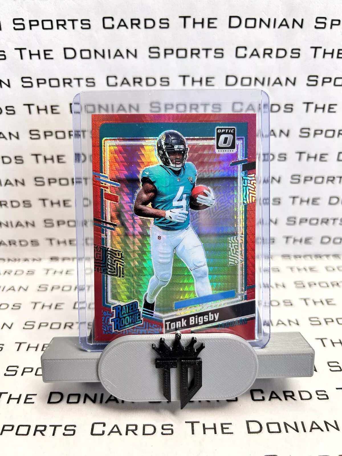 2023 Panini Donruss Optic - Rated Rookie Red Hyper Prizm #252 Tank Bigsby (RC)