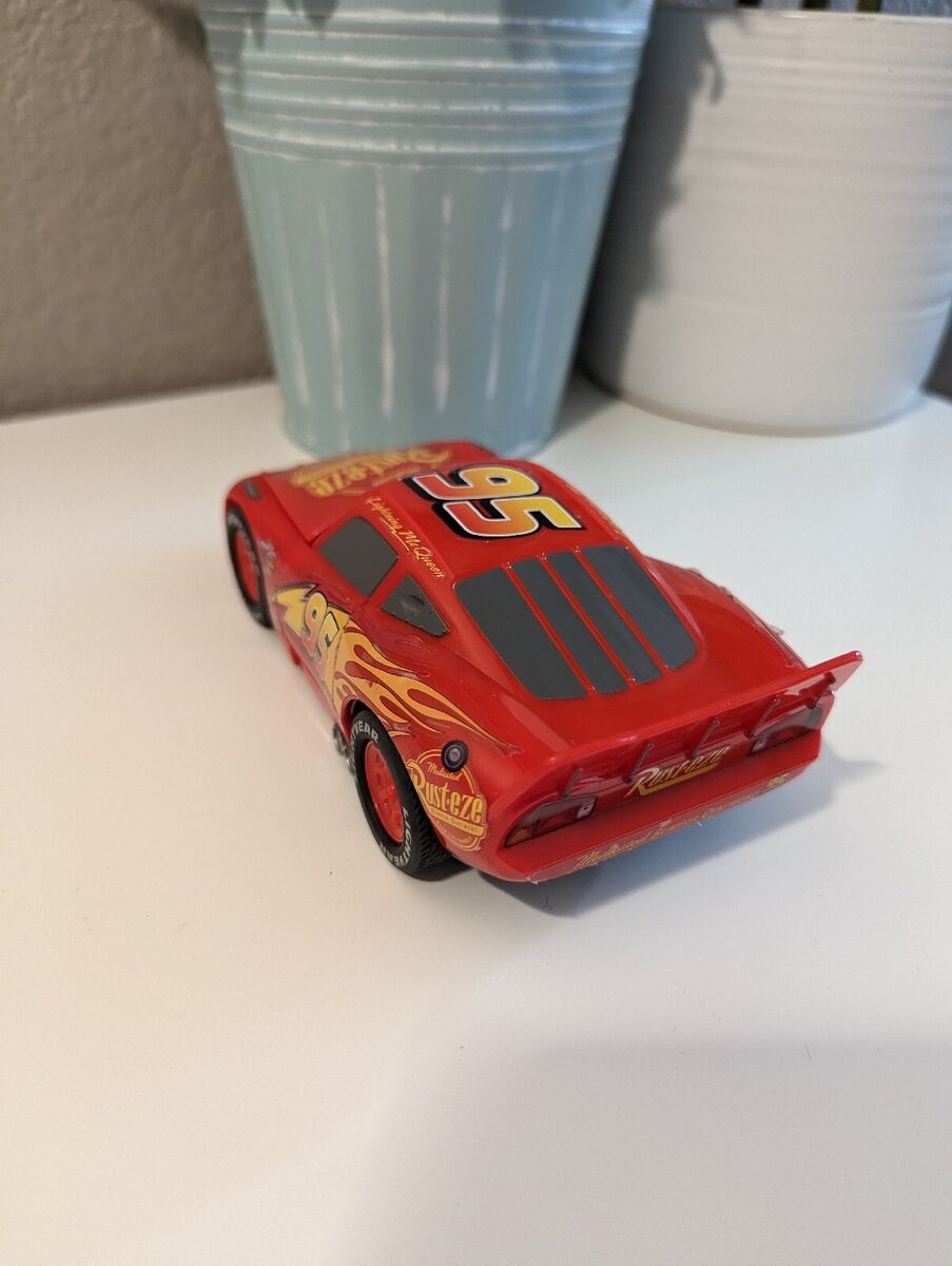 Cars 3 Lightning McQueen Crazy Crash And Smash RC Car Thinkway Toys Brand