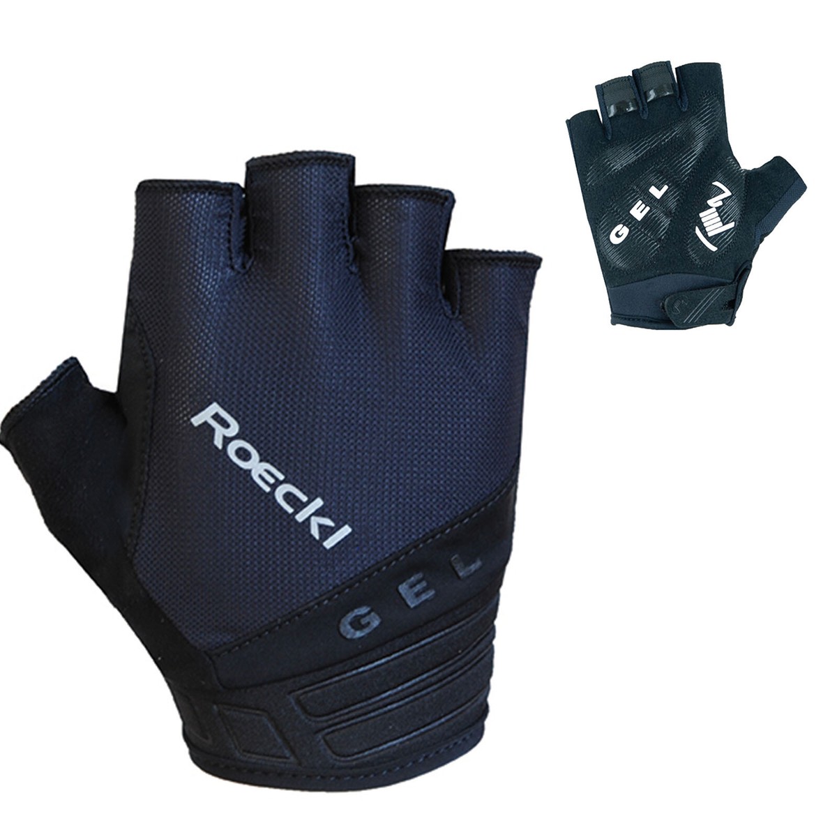 Roeckl Fahrrad Handschuhe Unisex Damen Herren Kurzfinger GEL Itamos schwarz  | eBay.de