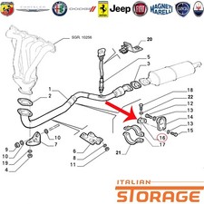 Tube d'échappement Fiat MAREA