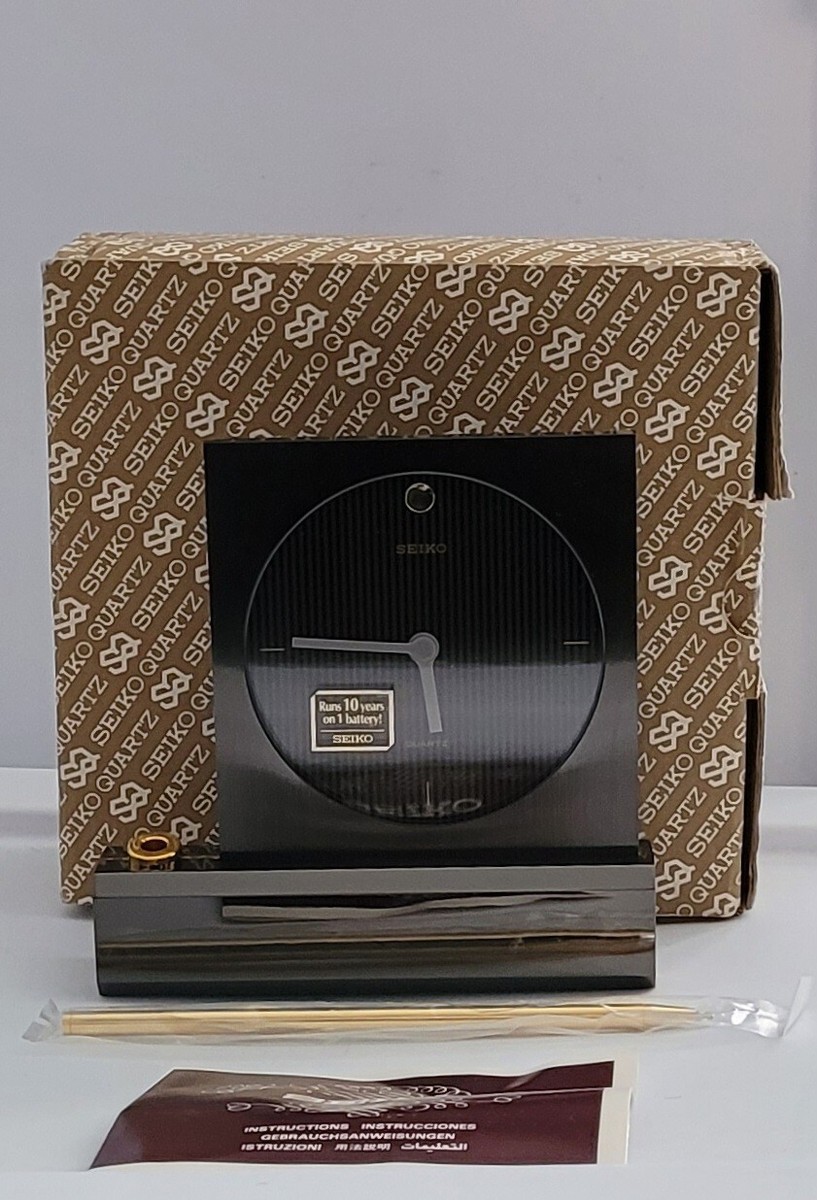 Seiko Quartz Desk Clock & Pen Made In Japan | eBay