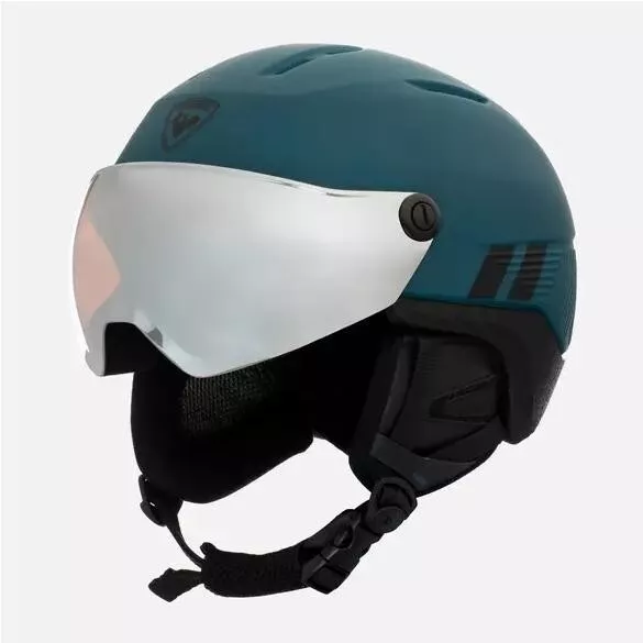 Rossignol Casque De Ski Homme Fit Visière Impacts - (Bleu)