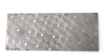 Pattern Texture Steel Plate for Press or Rolling Mill 6 x 2 Inch , #90