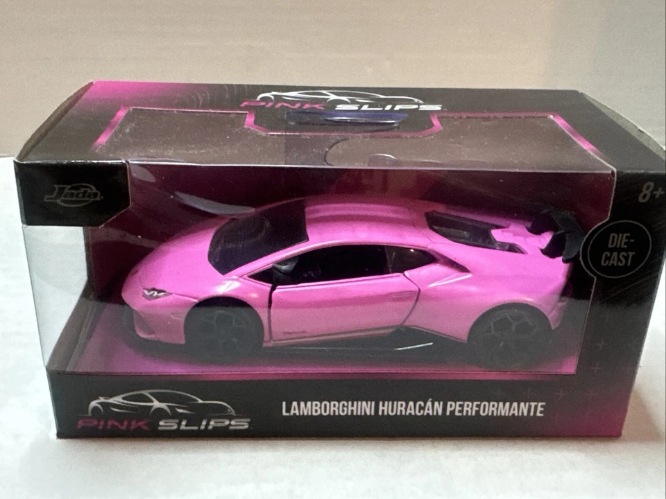 Jada 1:32 Lamborghini Huracan Performante New in Pack Pink Slips Series - Image 2 of 4