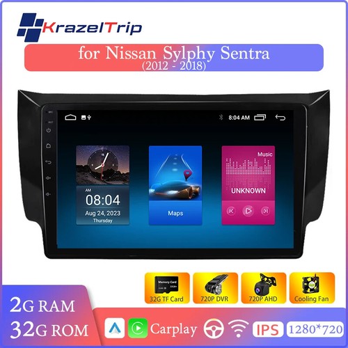 1280*720P Car Radio for NISSAN SYLPHY Sentra 2012 - 2018 Android Carplay DSP RDS