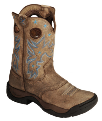 Twisted X Women's 'Bomber' Distressed All Around Barn Soft Toe Boot WAB0004