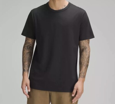 Lululemon Herren Shirt Sleeve Fundamental T-Shirt Black Style LM3BXVS BLK Gr. M