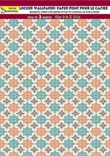 Magnetic Locker Wallpaper Made in USA - Pack of 3 Sheets Geometric vb022