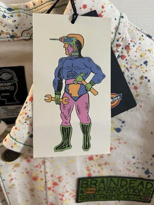 Brain Dead x Dickies Gardening Jacket “Paint Splatter” Mens Size