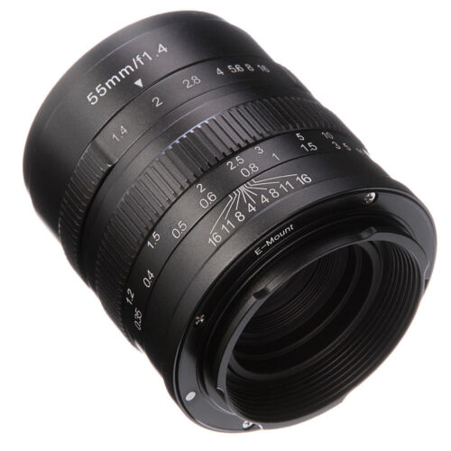 55mm F/1.4 Manual Focus Lens Fr Sony camera E-mount A5000 A5100 A6000 A5000 NEX7 - Bild 1 von 6