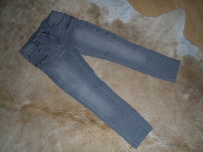 Esmara women's jeans gray self shortened size 36 second hand look!!