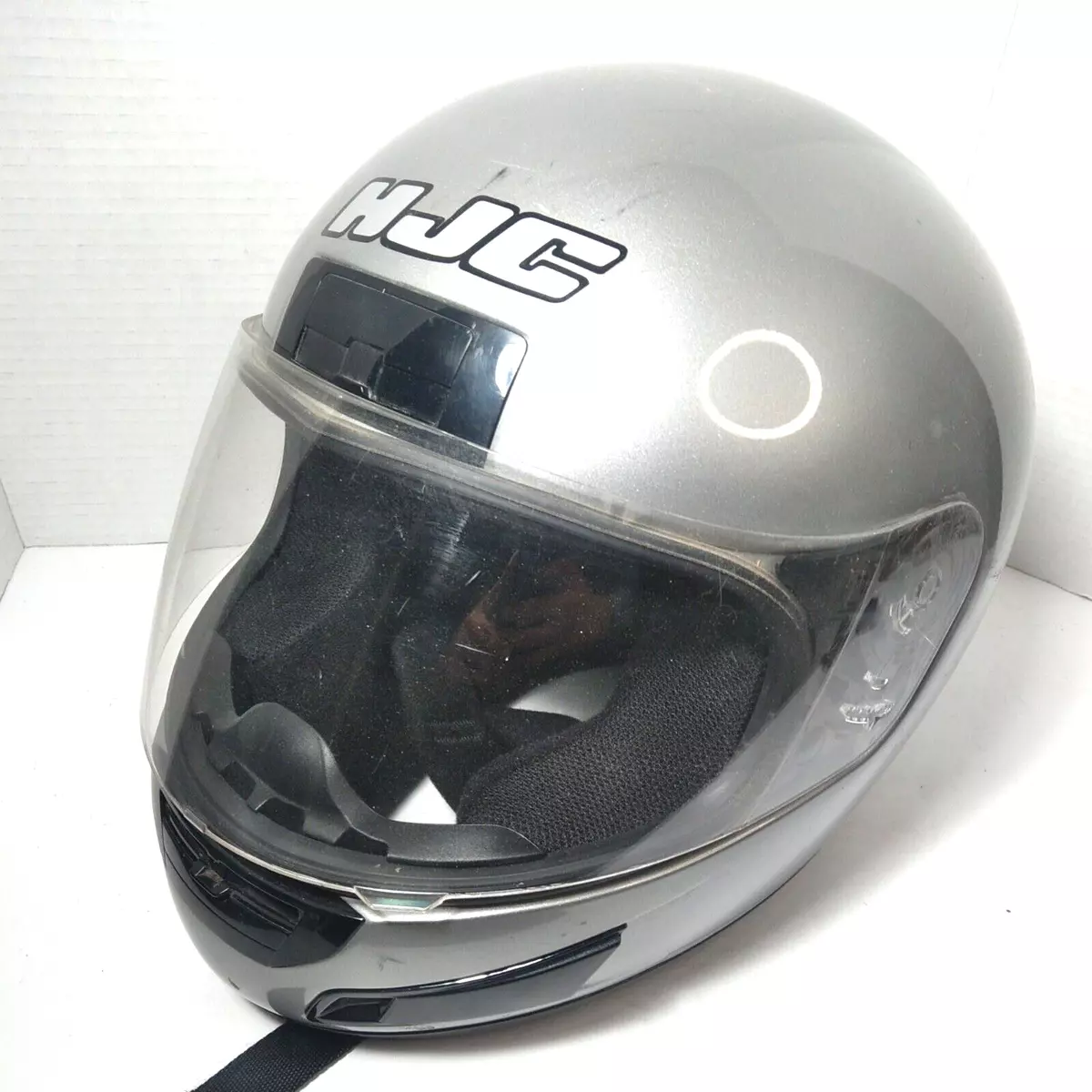 HJC CL 12 Helmet Silver Size Small Full Face DOT eBay