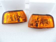 New Pair Of Jdm Look Amber Front Corner Lights For199219939293honda Accord