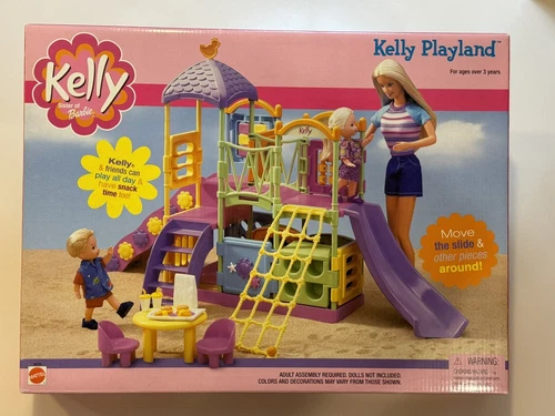 Vintage 2001 Kelly Sister Of Barbie Playland Play-Set 88704 NRFB~Rare