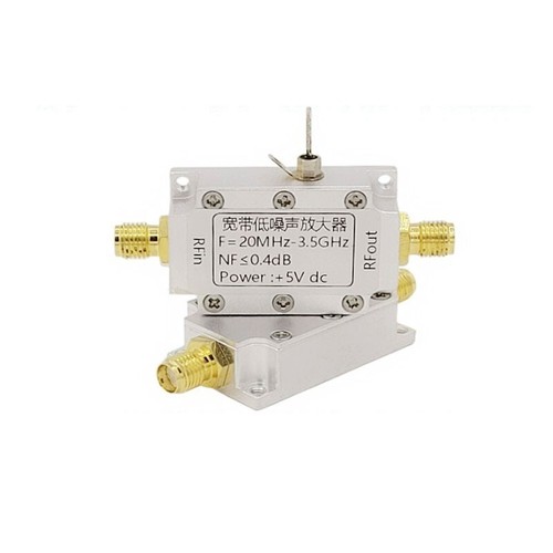20M-3500MHz LNA Low Noise Amplifier RF Amplifier Module SMA Female Connector - 第 3/4 張圖片