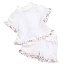 Schlafanzug Shorty Pyjama Puppenkleidung Puppe Skrållan Micki  45 cm
