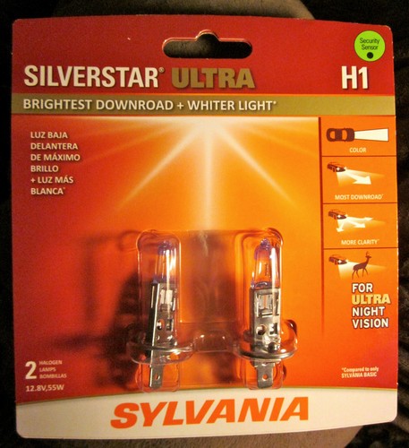 Sylvania Silverstar Ultra H1 SU/2 Bulb (2 bulbs) SEALED