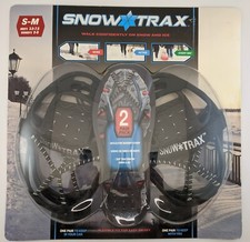 Snow Trax Snow Ice Traction Small Medium S-M Fits Women 5-9 Men up to 7.5 2-Pack