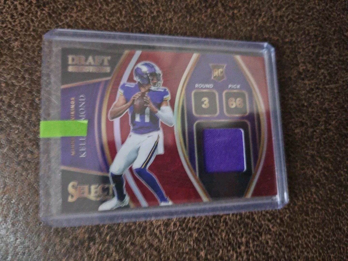 Kellen Mond Panini Select Draft Selections Memorabilia #DSKMO Base