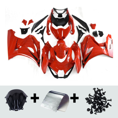 For GSXR 1000 2017-2021 K17 Suzuki Fairings Gloss Red Injection Bodywork Cover
