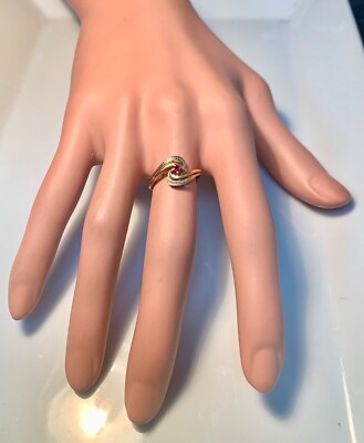 Bague Or 18 Carats Avec Rubis Rouge - Taille 52 - Occasion Magnifique
