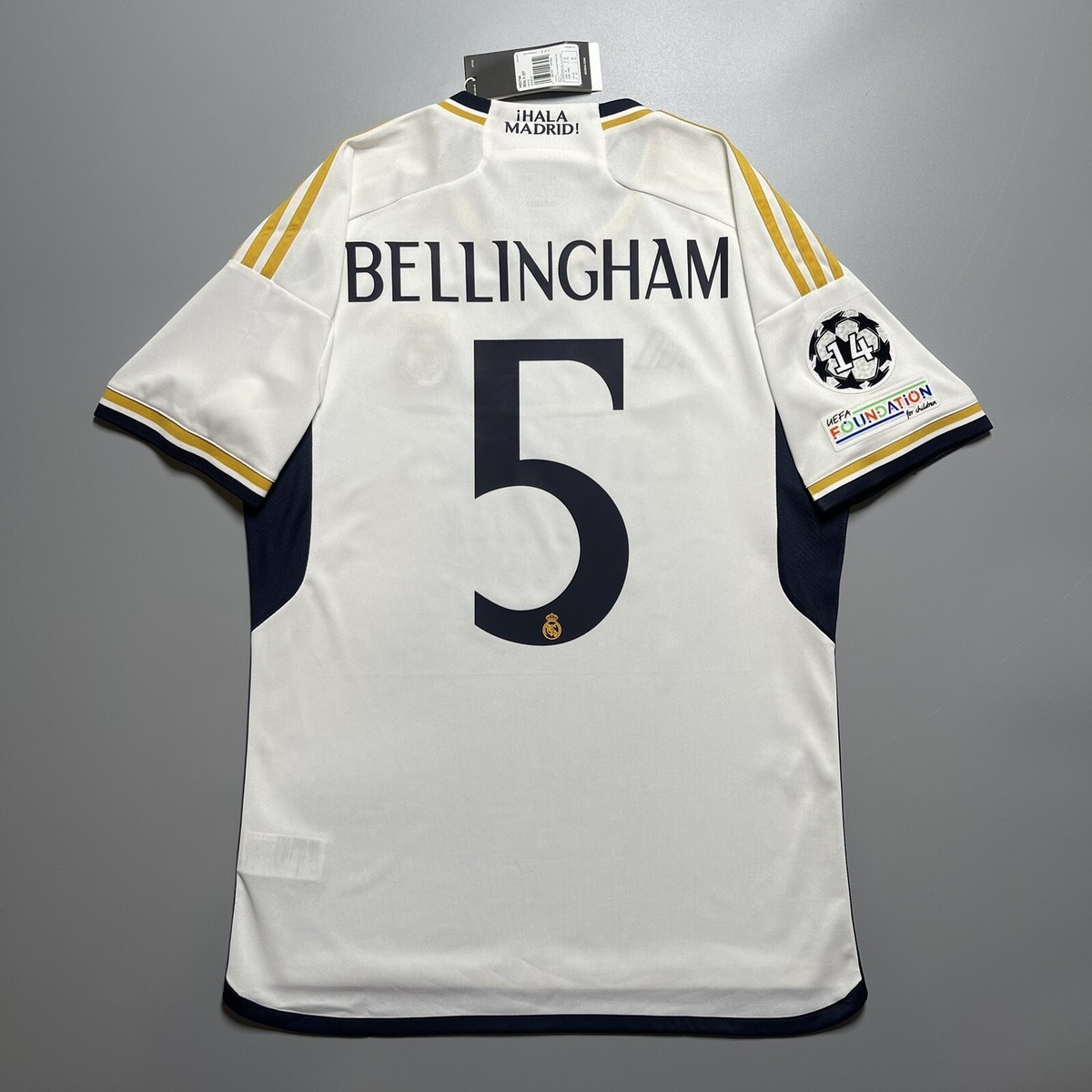 リアル・マドリード BELLINGHAM ユニフォームMサイズ Mサイズ】23-24 CL レアルマドリード ベリンガム 3rd