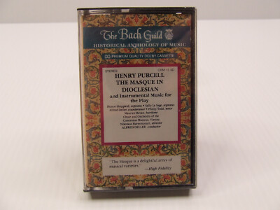 Henry Purcell - The Masque in Dioclesian (Cassette) The Bach Guild
