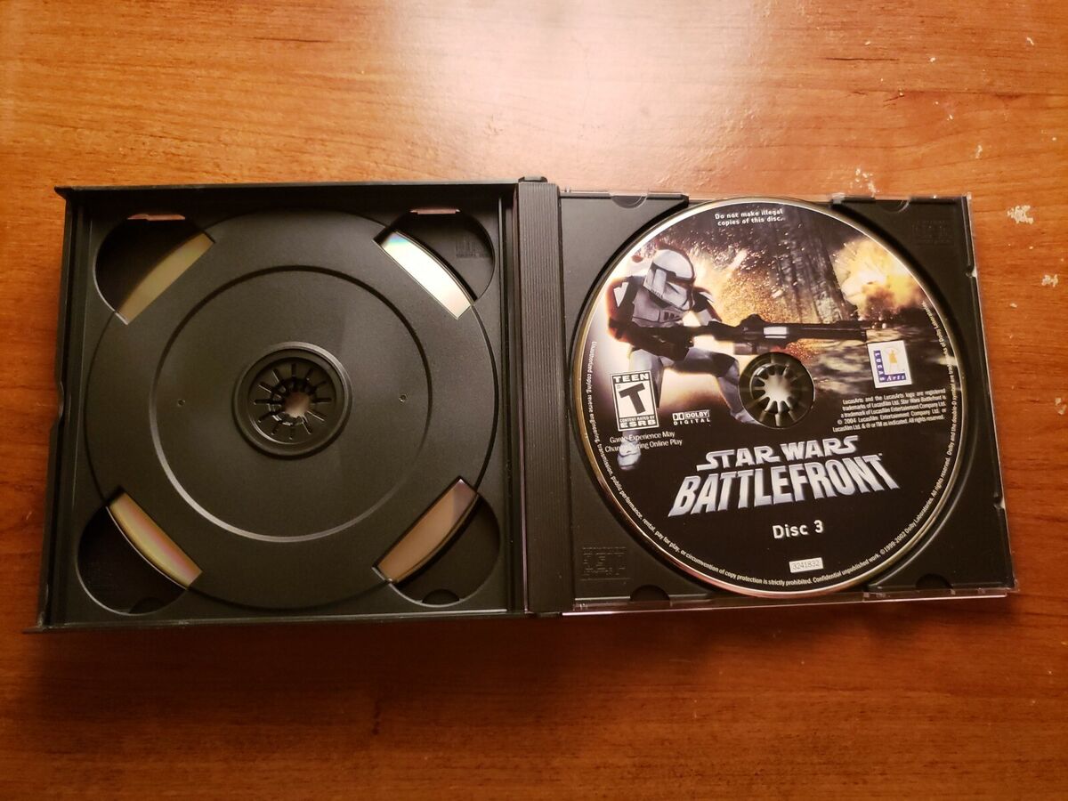 PC Game - STAR WARS BATTLEFRONT 3-Disc Set - Discs Are In Mint Condition  23272324186