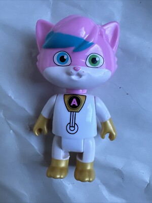 Ryan s World Alpha Lexa 3'' Figure Pink Kitty Cat Toy Just Play White Jacket