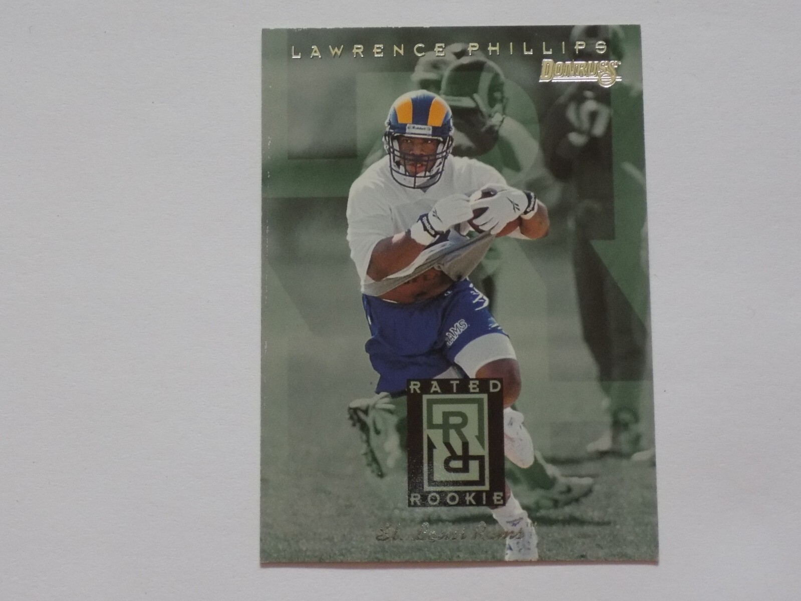 1996 Donruss Rated Rookie Lawrence Phillips Card #7 of 10