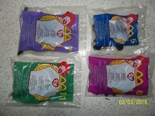 McDonald's Ty Beanie Babies lot of 4. '00 New sealed