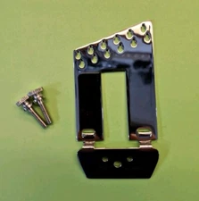 12-string trapeze tailpiece & bracket to replace Rickenbacker R + 2 Strap bolts