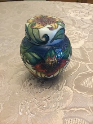 Moorcroft. Anna Lily Ingwer Glas 4'' von Nicola Slaney 1998