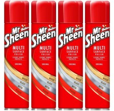 4 x Mr Sheen Multi-Surface Original Polish Spray Smear-Free - 250ml