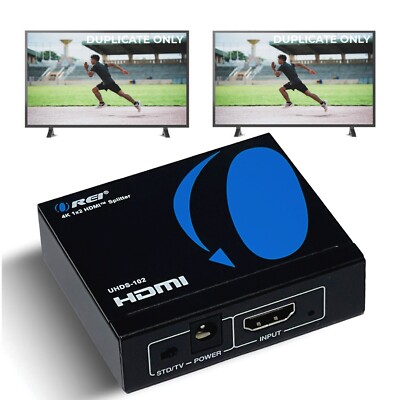 OREI 4K@60Hz 1x2 HDMI  Splitter- (UHDS-102)