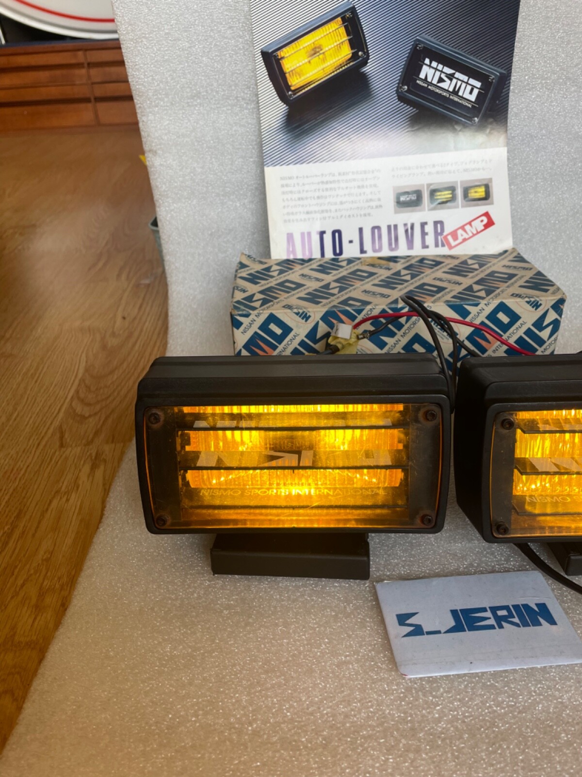 Nismo Old Logo Auto Louvre Fog Lights Rare JDM R30 R31 R32 Z31 R33