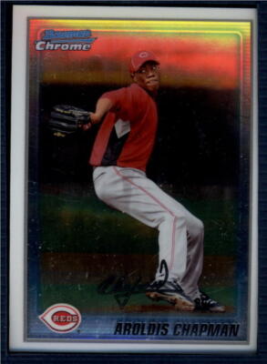 2010 Bowman Chrome Prospects #BCP199a Aroldis Chapman Cincinnati Reds ID:42688